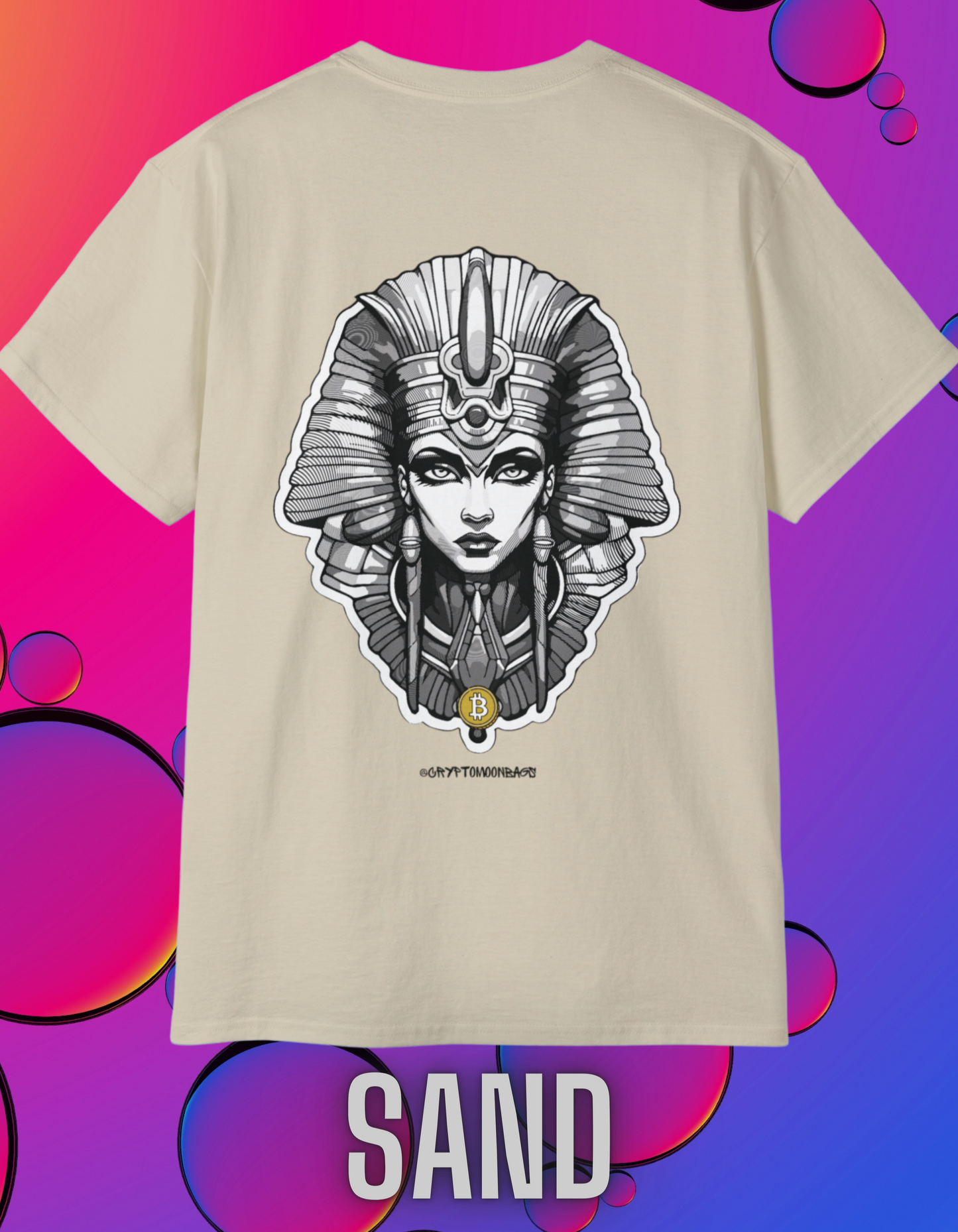 CRYPTO PHARAOH 011 - UNISEX COTTON T-SHIRT