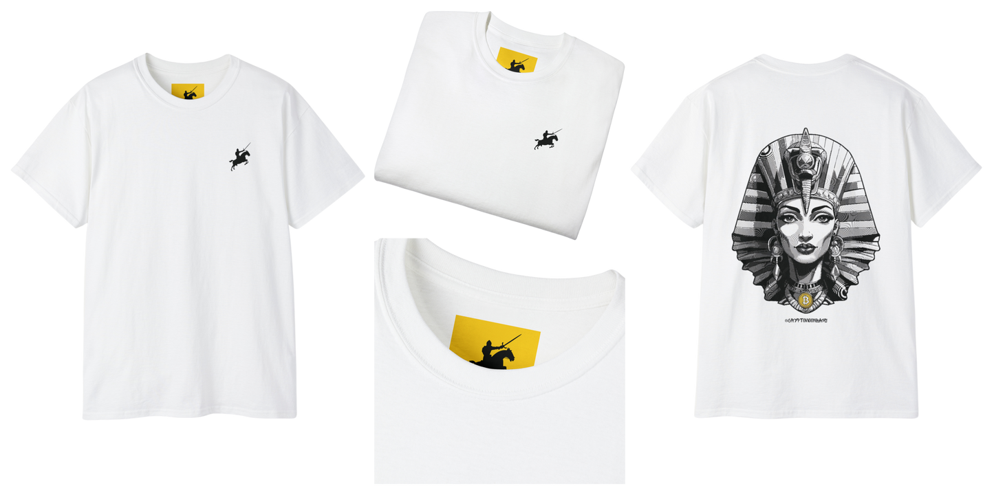 CRYPTO PHARAOH 012 - UNISEX COTTON T-SHIRT