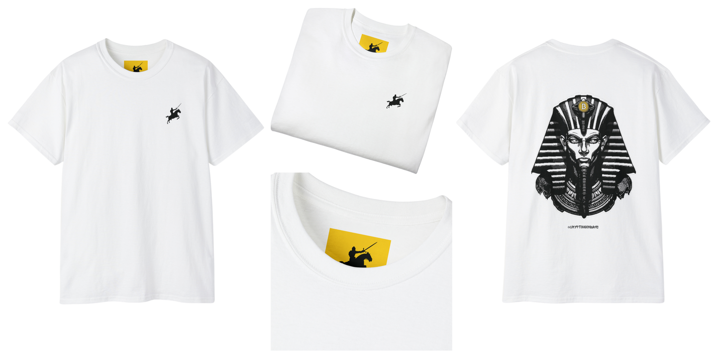 CRYPTO PHARAOH 013 - UNISEX COTTON T-SHIRT