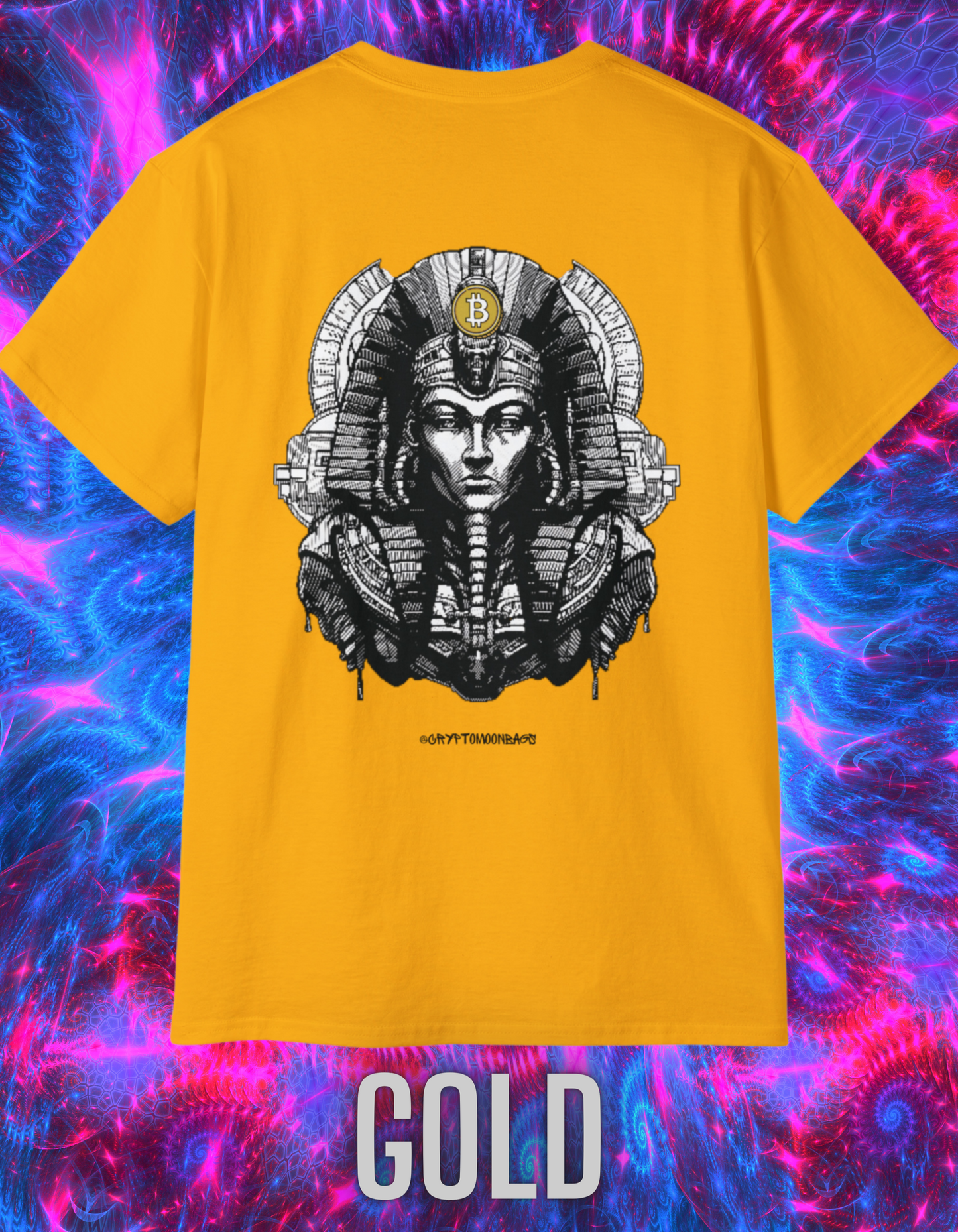 CRYPTO PHARAOH 014 - UNISEX COTTON T-SHIRT