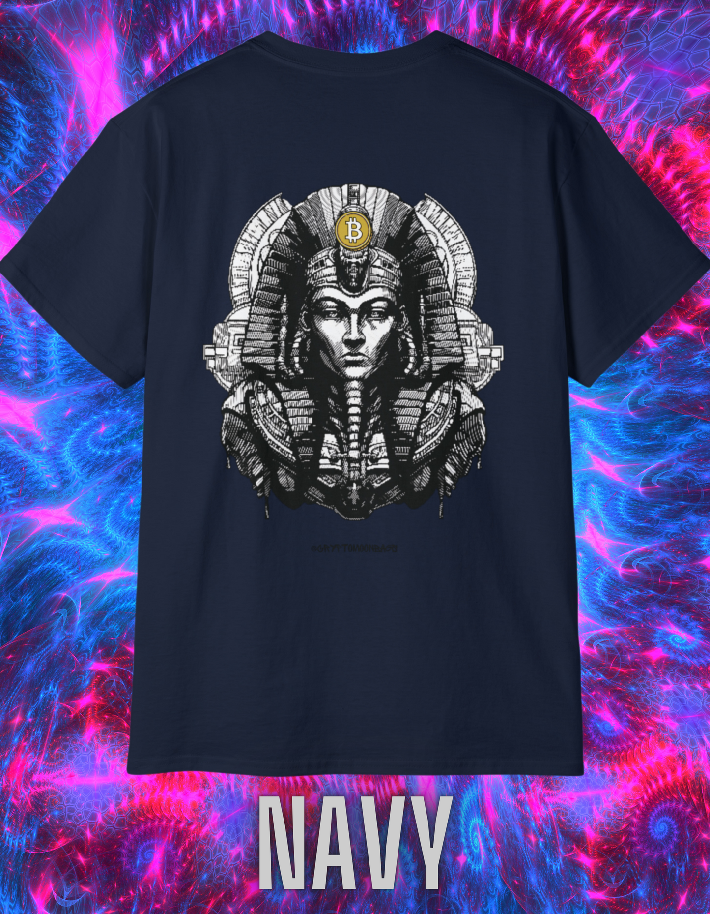 CRYPTO PHARAOH 014 - UNISEX COTTON T-SHIRT