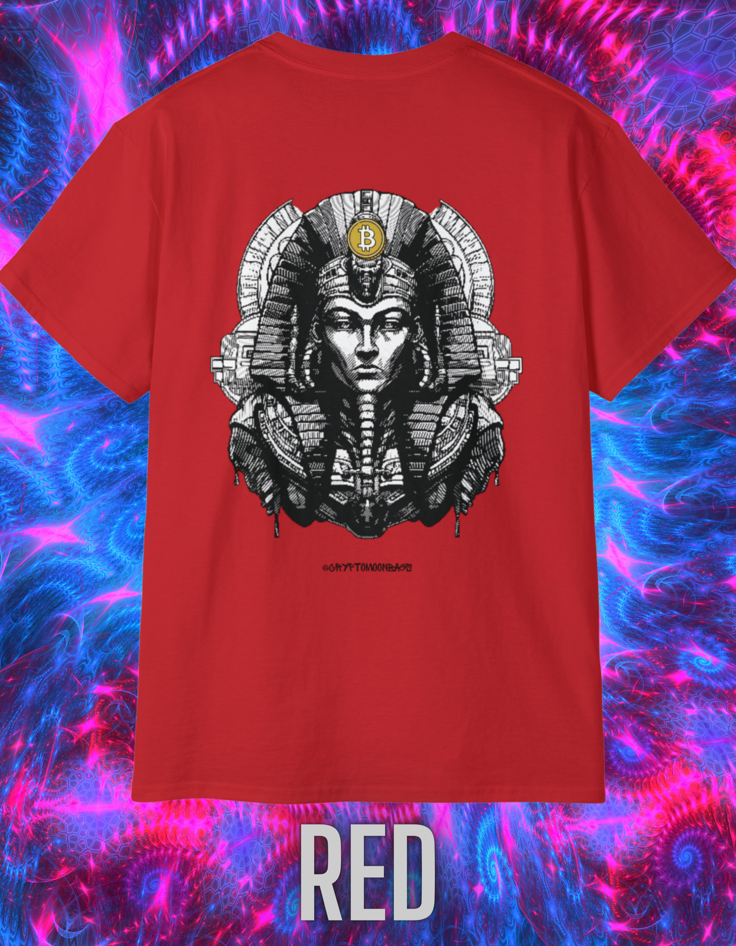 CRYPTO PHARAOH 014 - UNISEX COTTON T-SHIRT