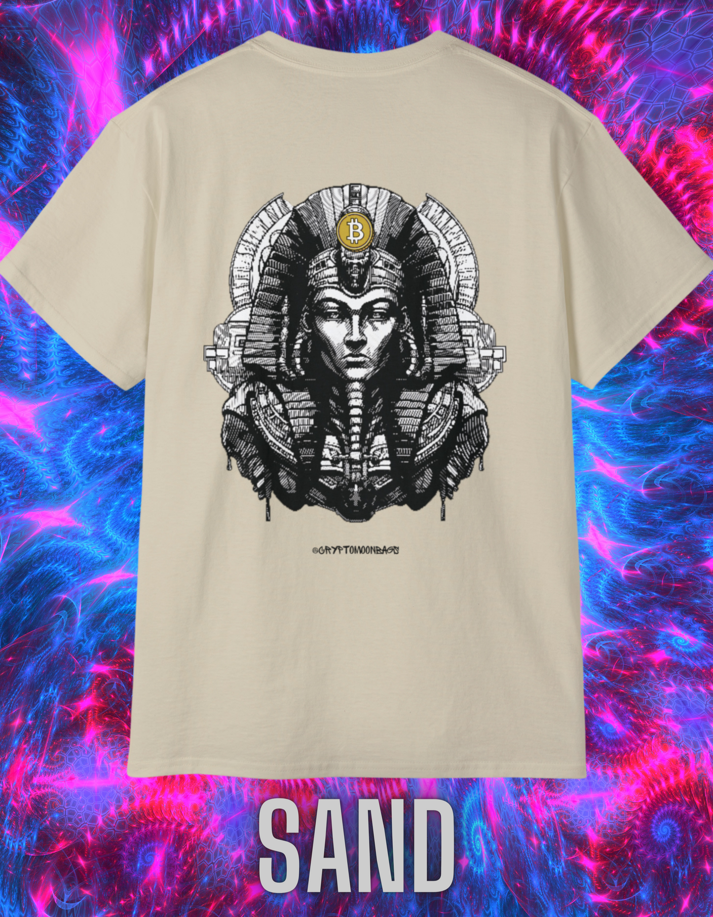 CRYPTO PHARAOH 014 - UNISEX COTTON T-SHIRT