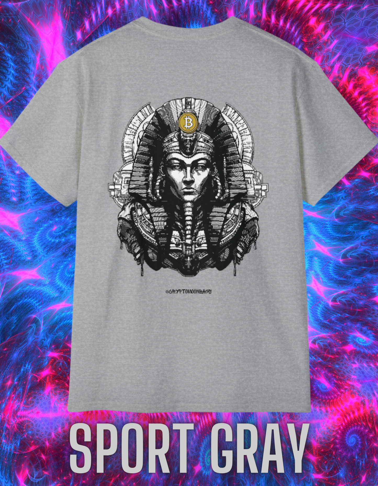 CRYPTO PHARAOH 014 - UNISEX COTTON T-SHIRT