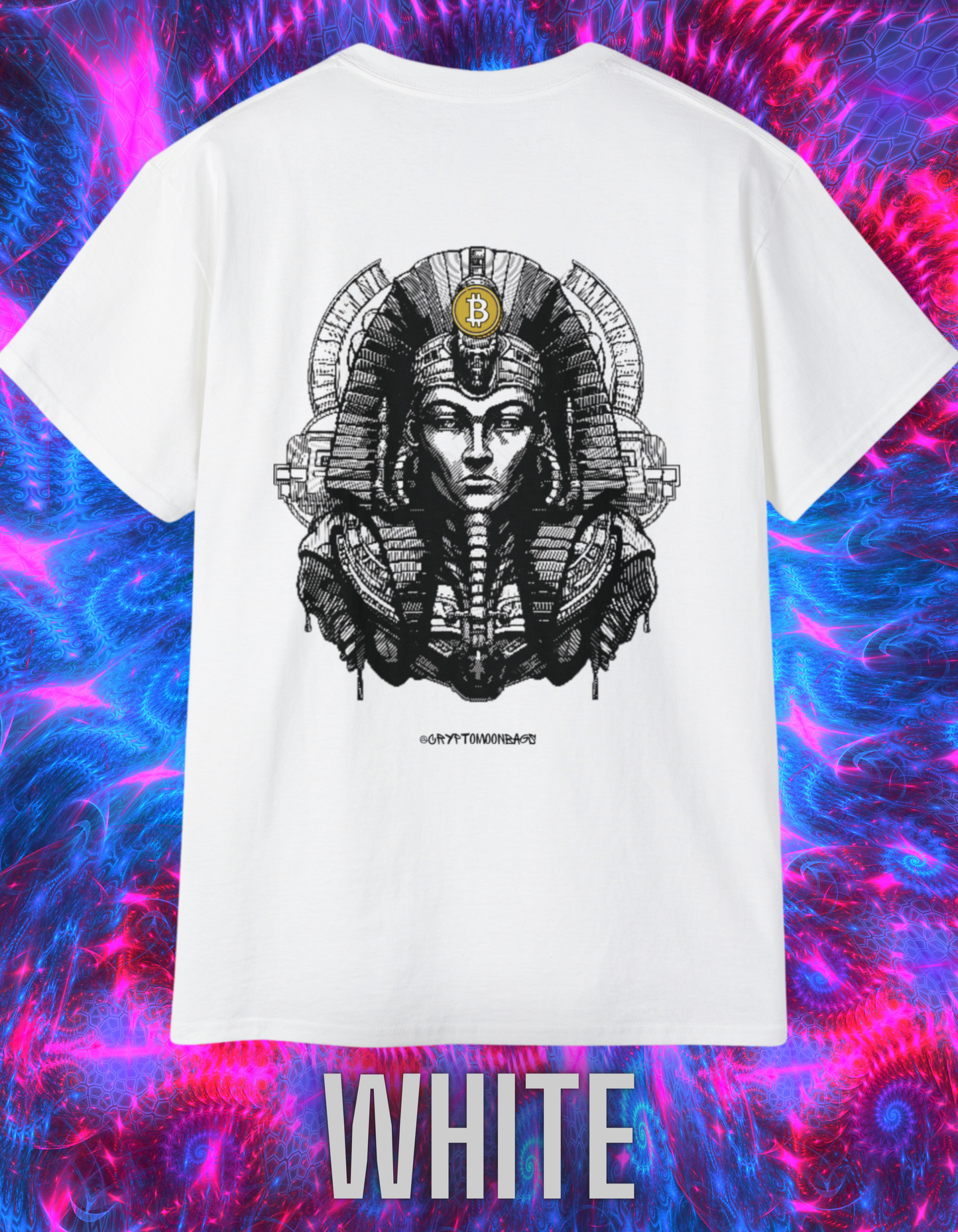 CRYPTO PHARAOH 014 - UNISEX COTTON T-SHIRT