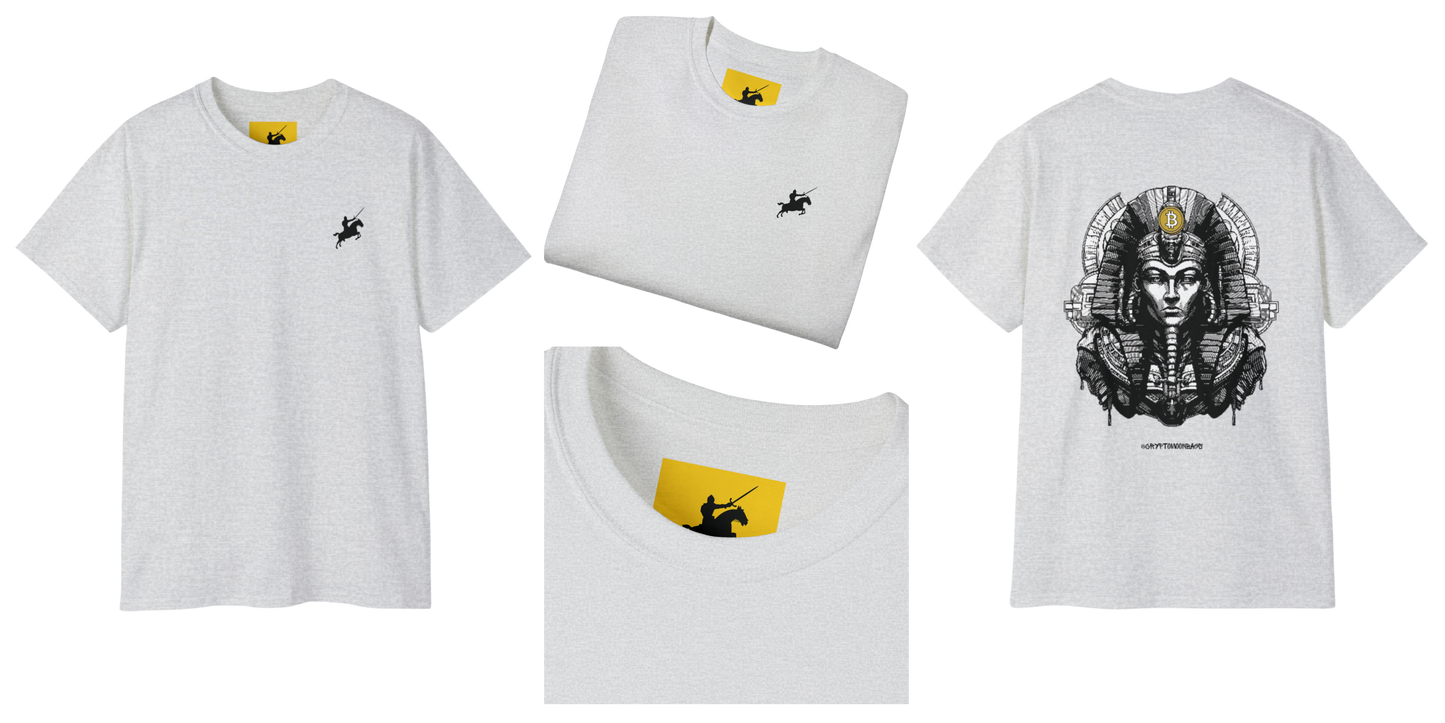 CRYPTO PHARAOH 014 - UNISEX COTTON T-SHIRT
