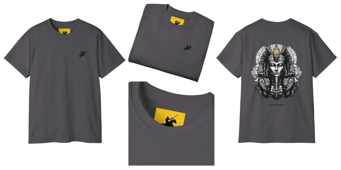CRYPTO PHARAOH 014 - UNISEX COTTON T-SHIRT