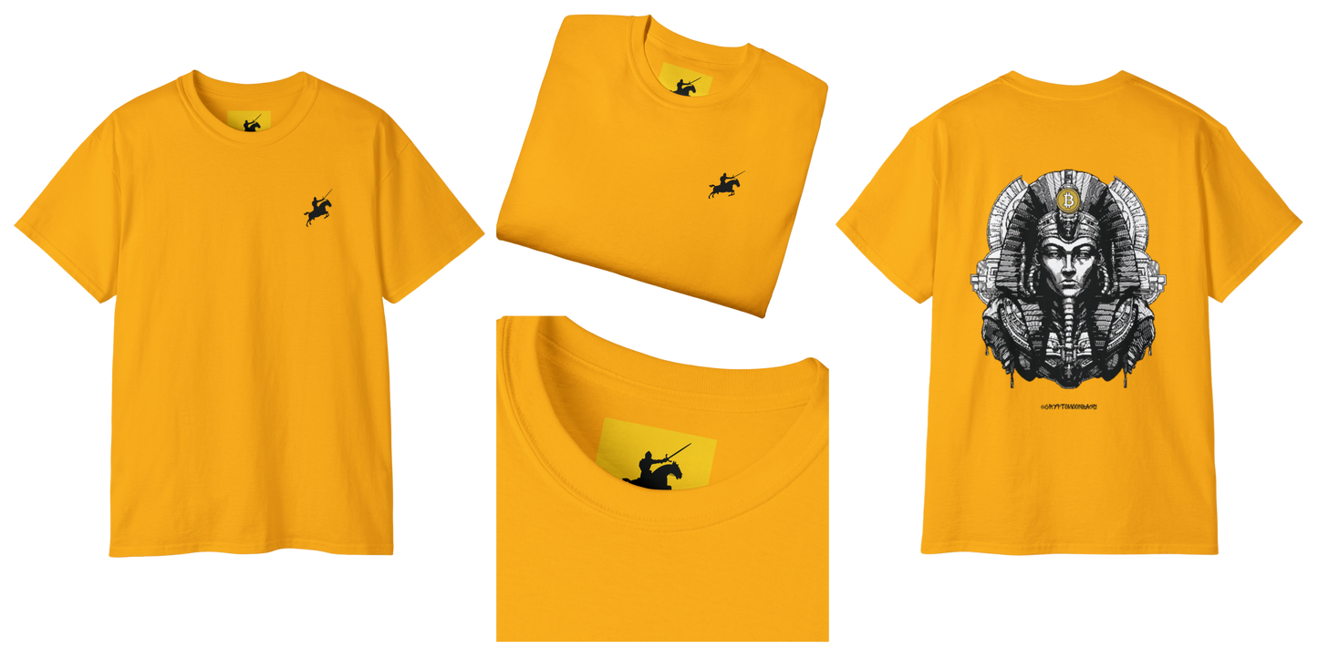 CRYPTO PHARAOH 014 - UNISEX COTTON T-SHIRT