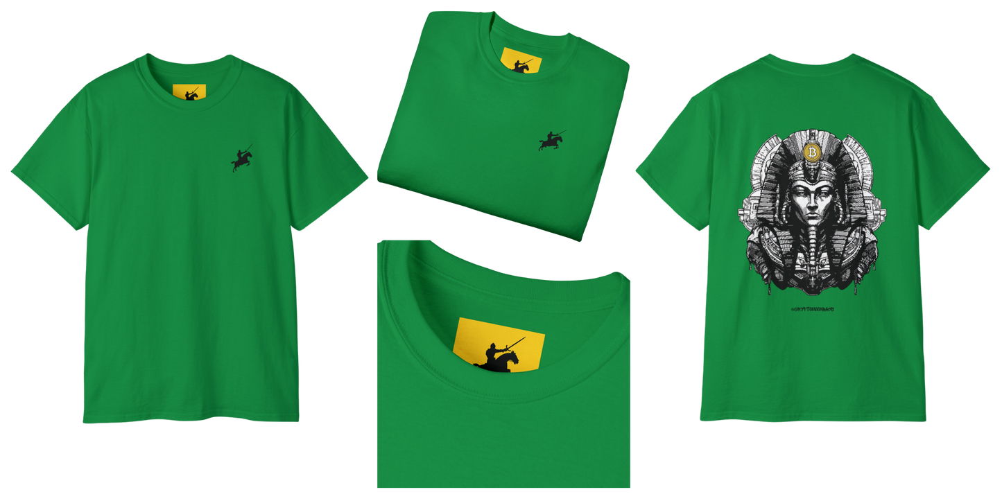 CRYPTO PHARAOH 014 - UNISEX COTTON T-SHIRT