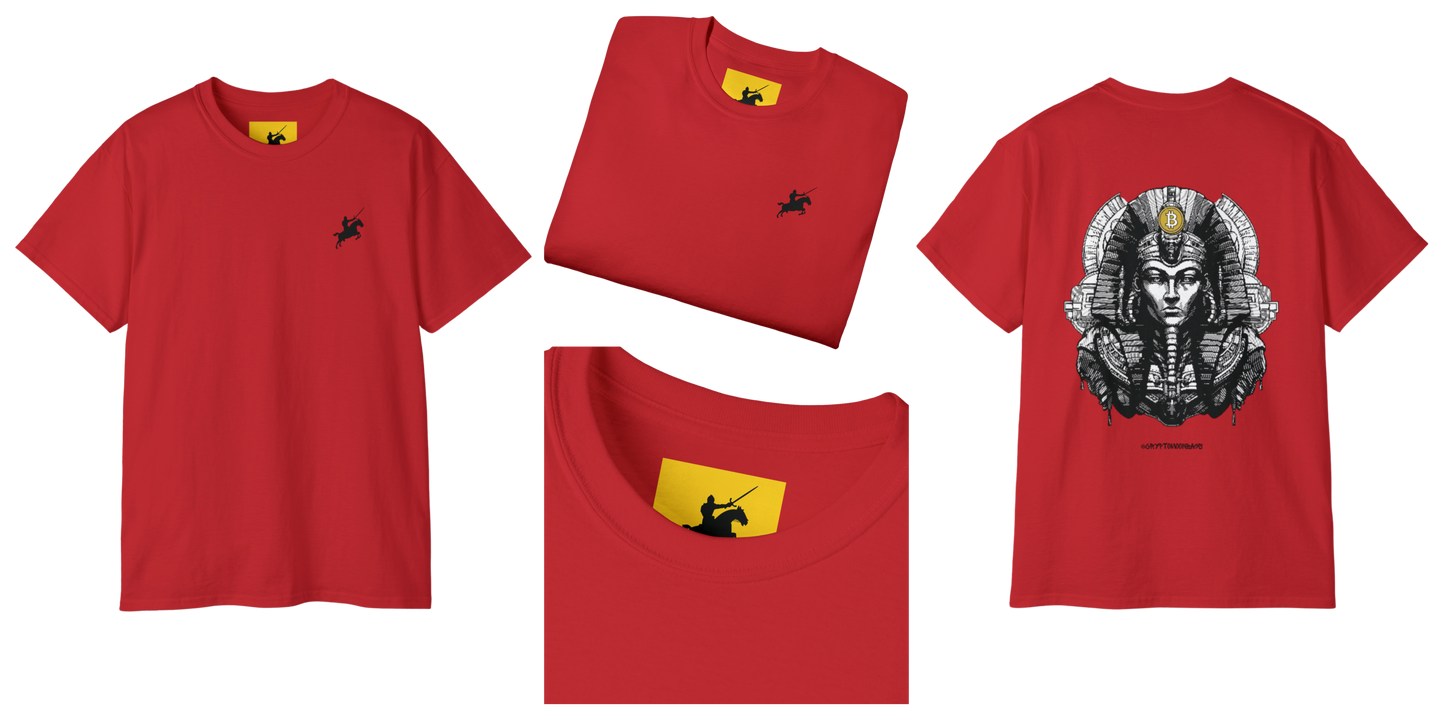 CRYPTO PHARAOH 014 - UNISEX COTTON T-SHIRT