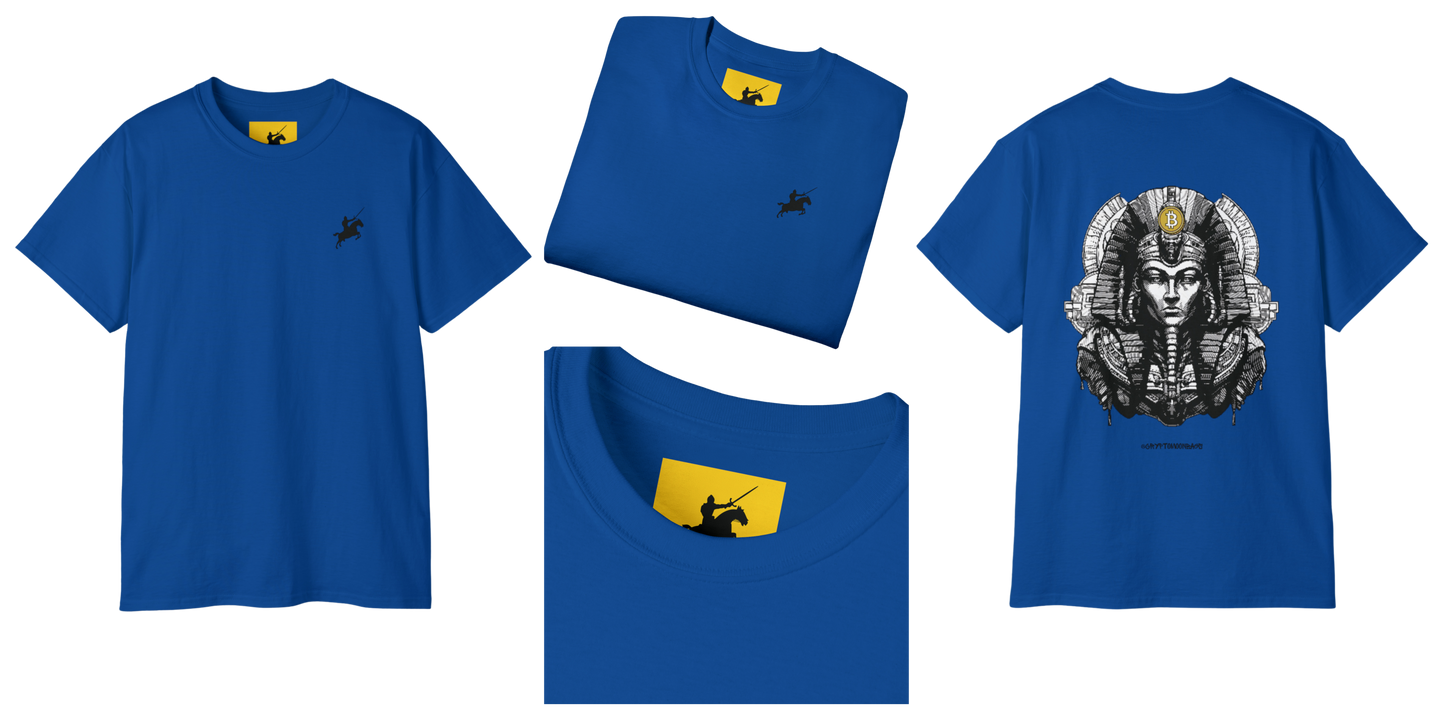 CRYPTO PHARAOH 014 - UNISEX COTTON T-SHIRT