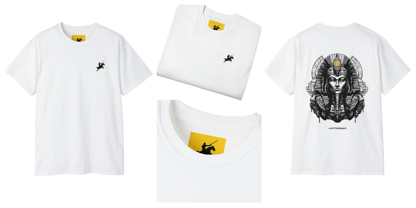 CRYPTO PHARAOH 014 - UNISEX COTTON T-SHIRT