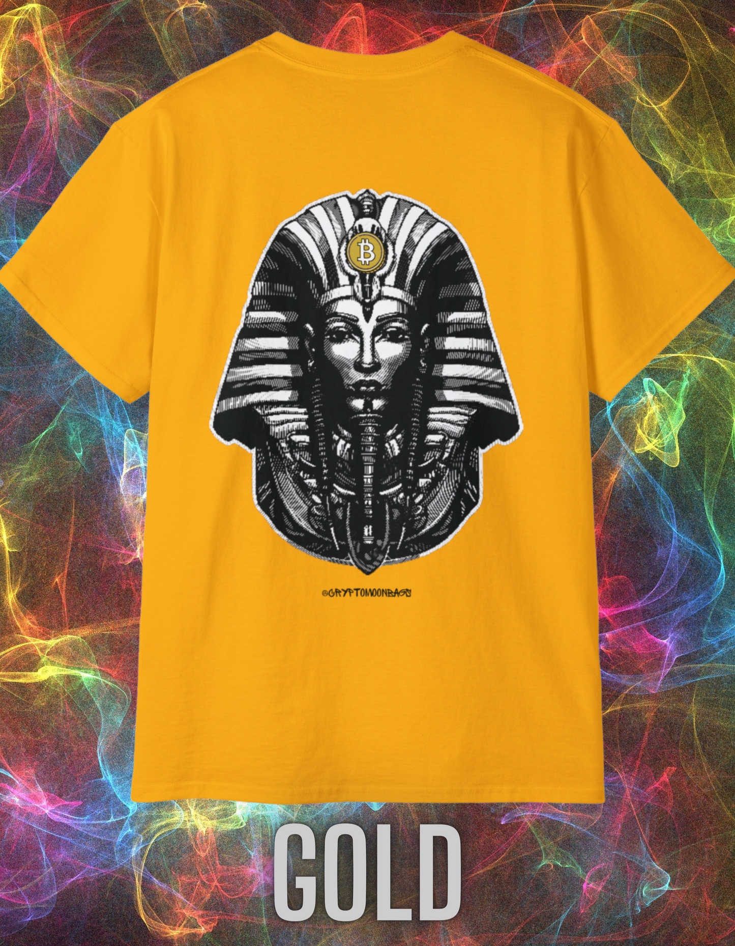 CRYPTO PHARAOH 015 - UNISEX COTTON T-SHIRT