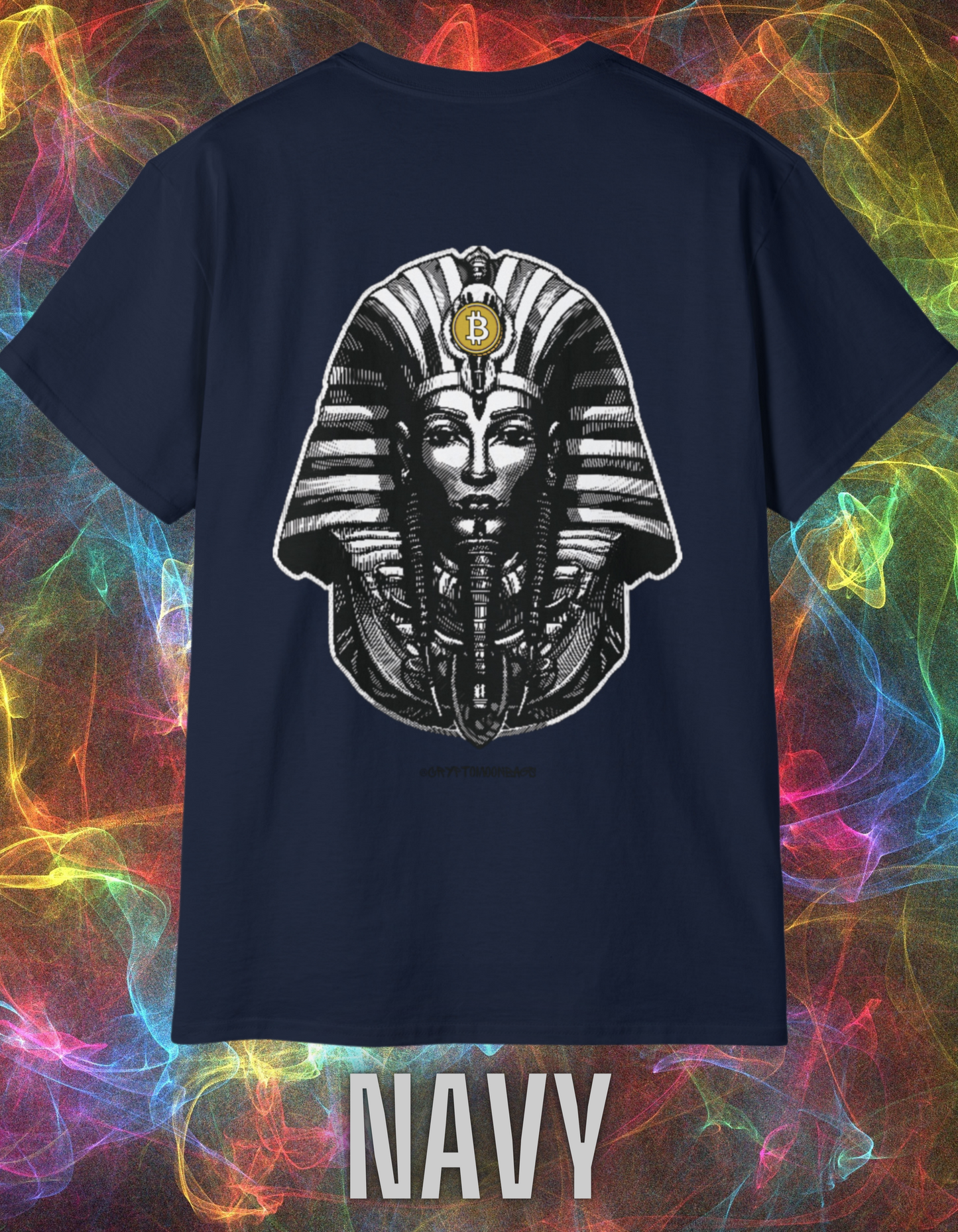 CRYPTO PHARAOH 015 - UNISEX COTTON T-SHIRT
