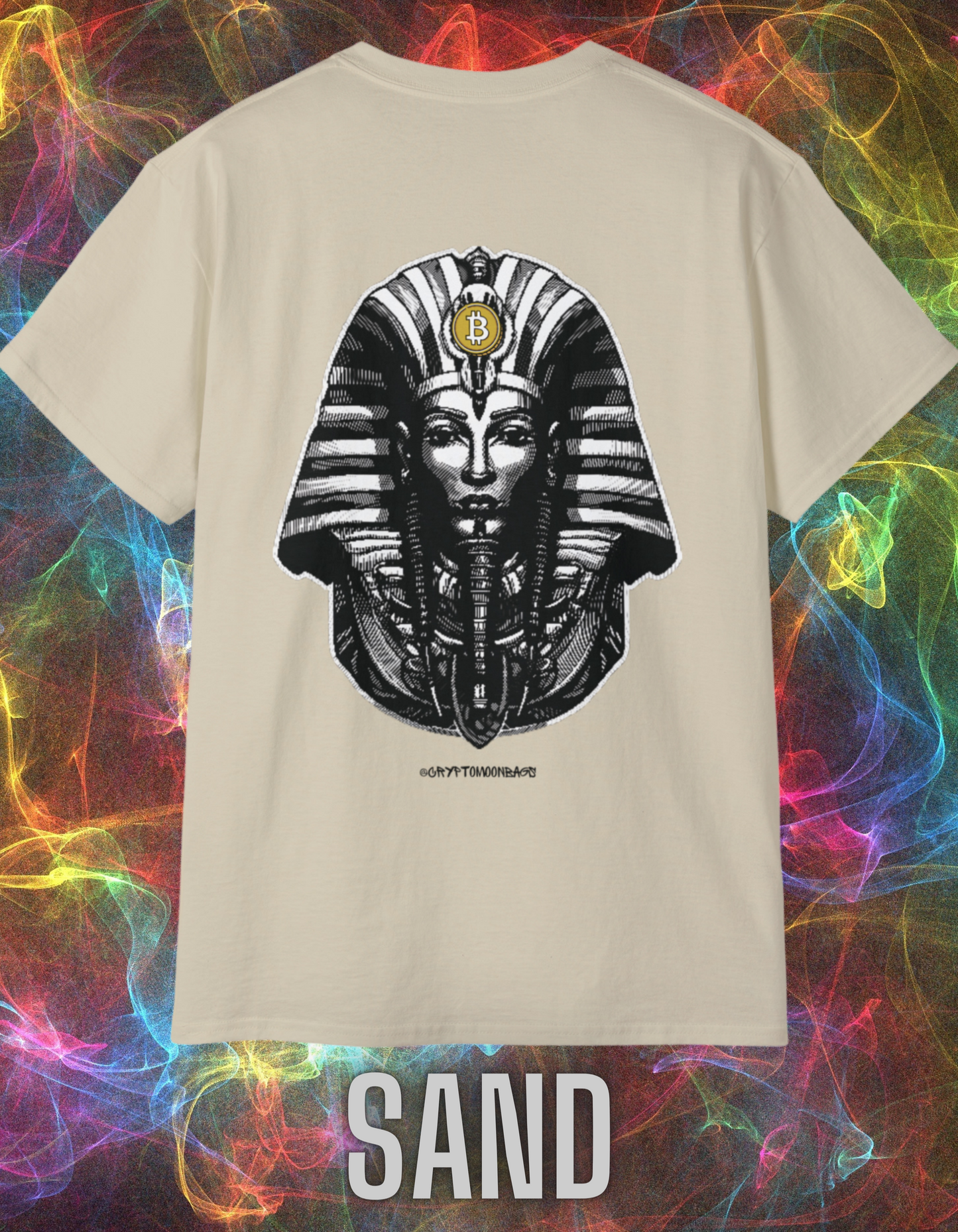 CRYPTO PHARAOH 015 - UNISEX COTTON T-SHIRT