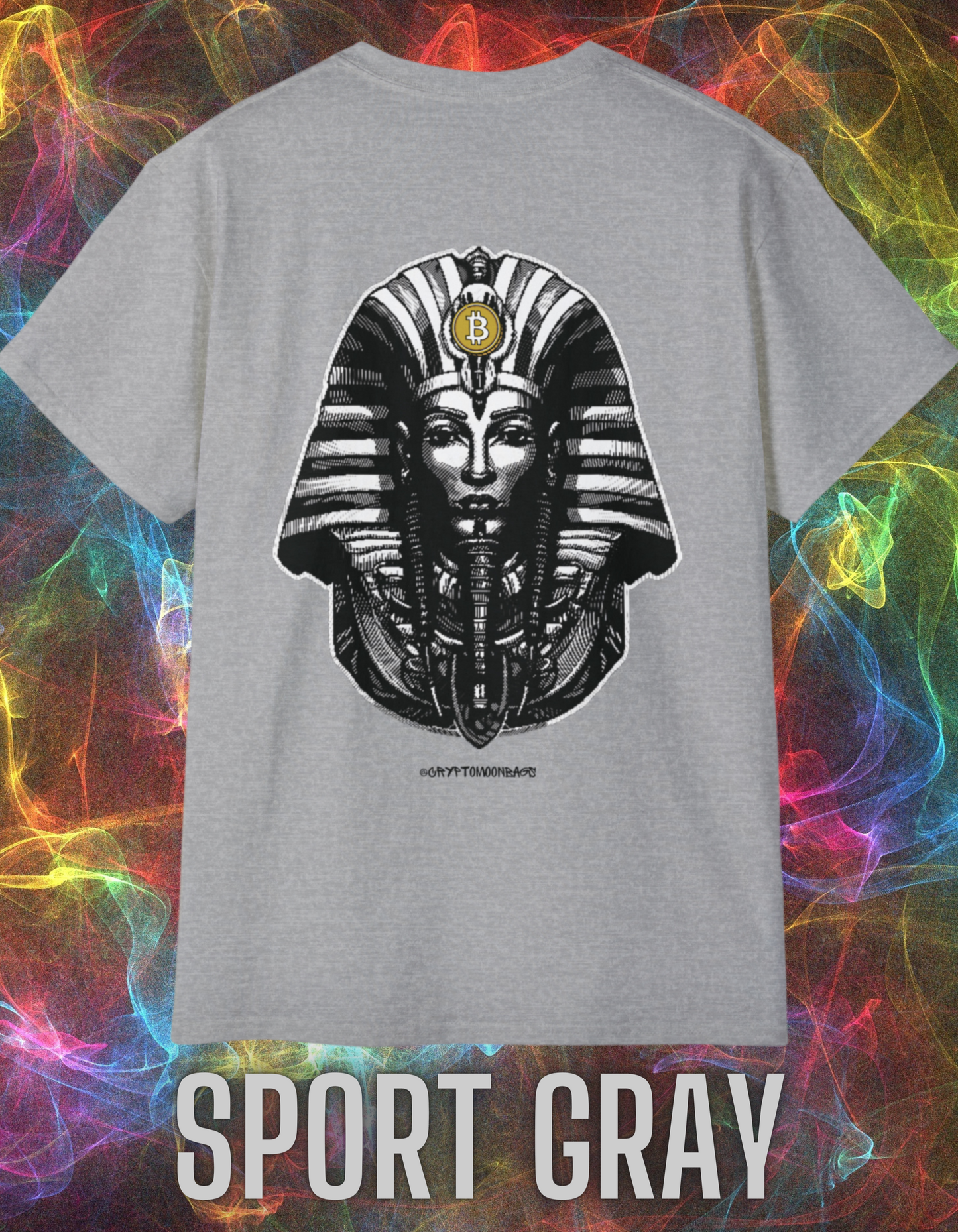 CRYPTO PHARAOH 015 - UNISEX COTTON T-SHIRT