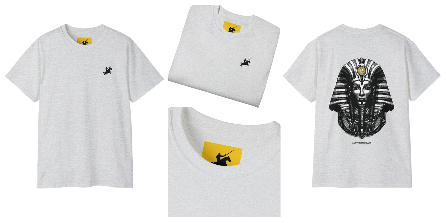 CRYPTO PHARAOH 015 - UNISEX COTTON T-SHIRT