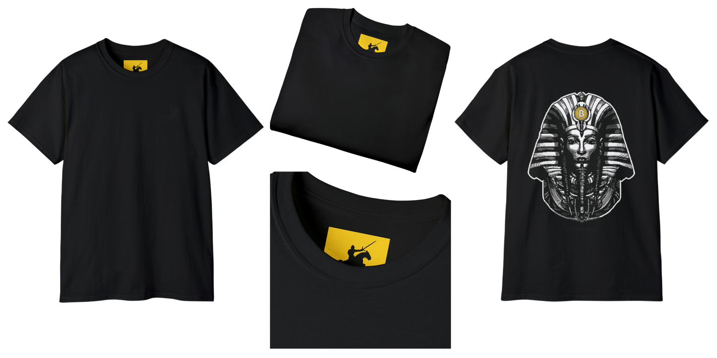 CRYPTO PHARAOH 015 - UNISEX COTTON T-SHIRT