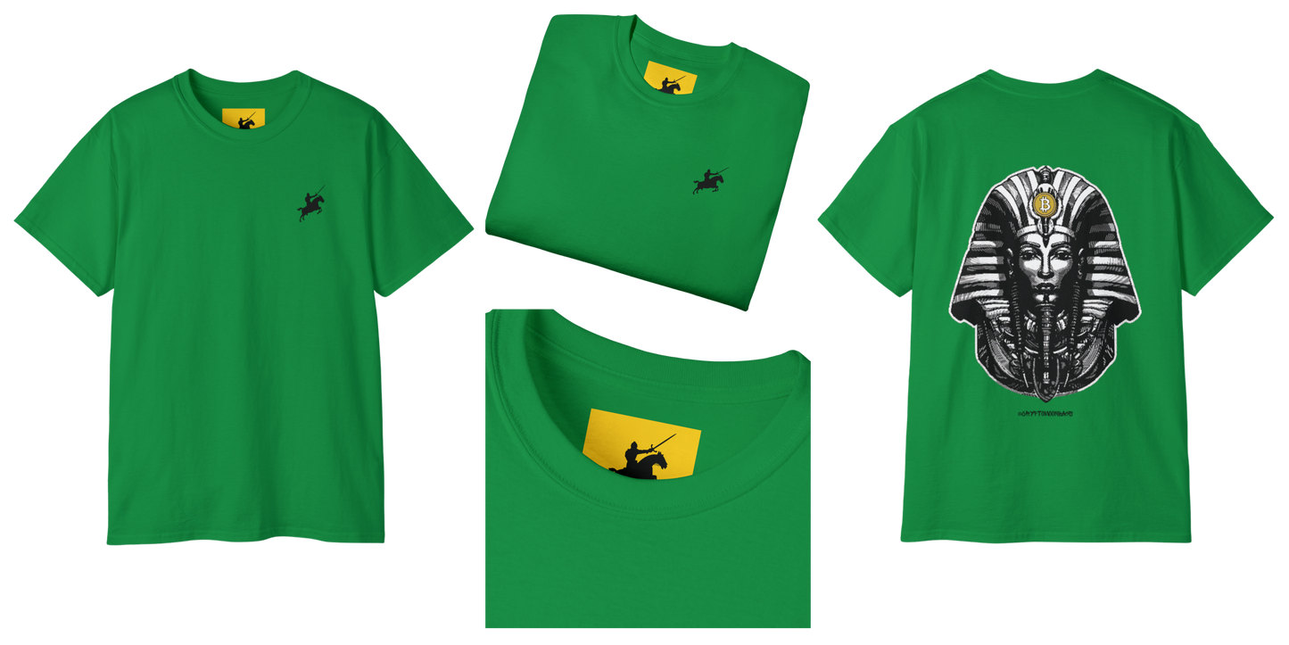 CRYPTO PHARAOH 015 - UNISEX COTTON T-SHIRT