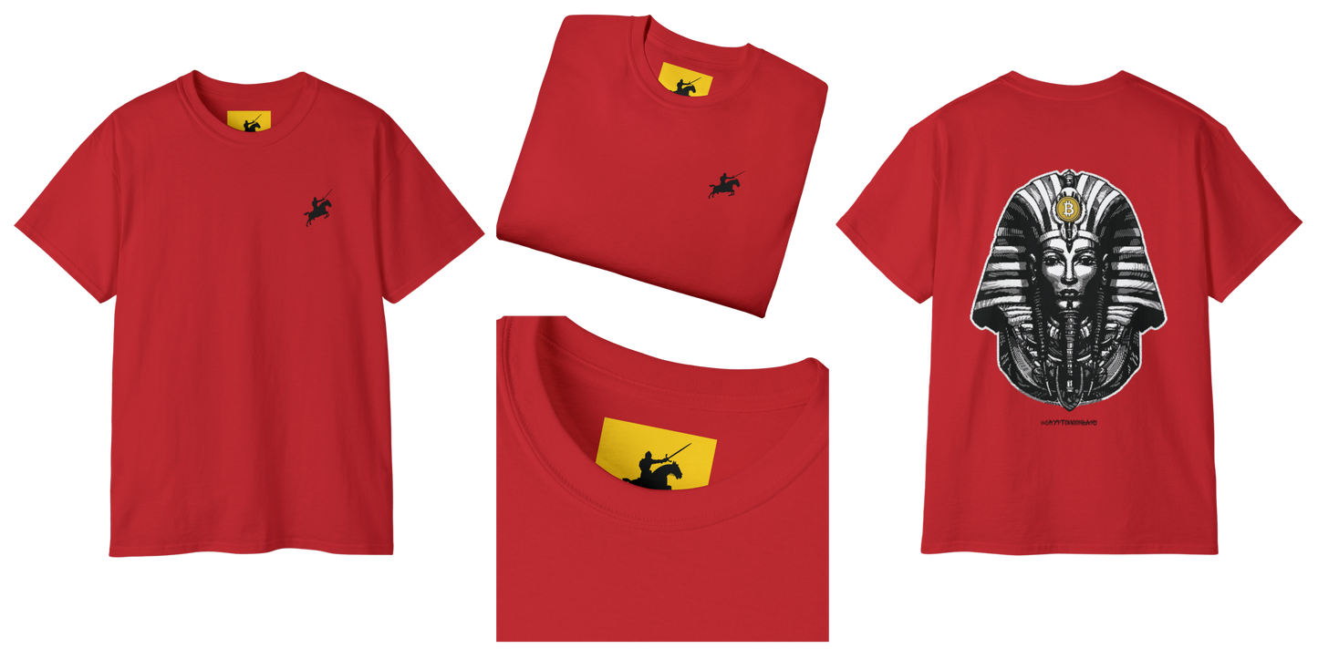 CRYPTO PHARAOH 015 - UNISEX COTTON T-SHIRT
