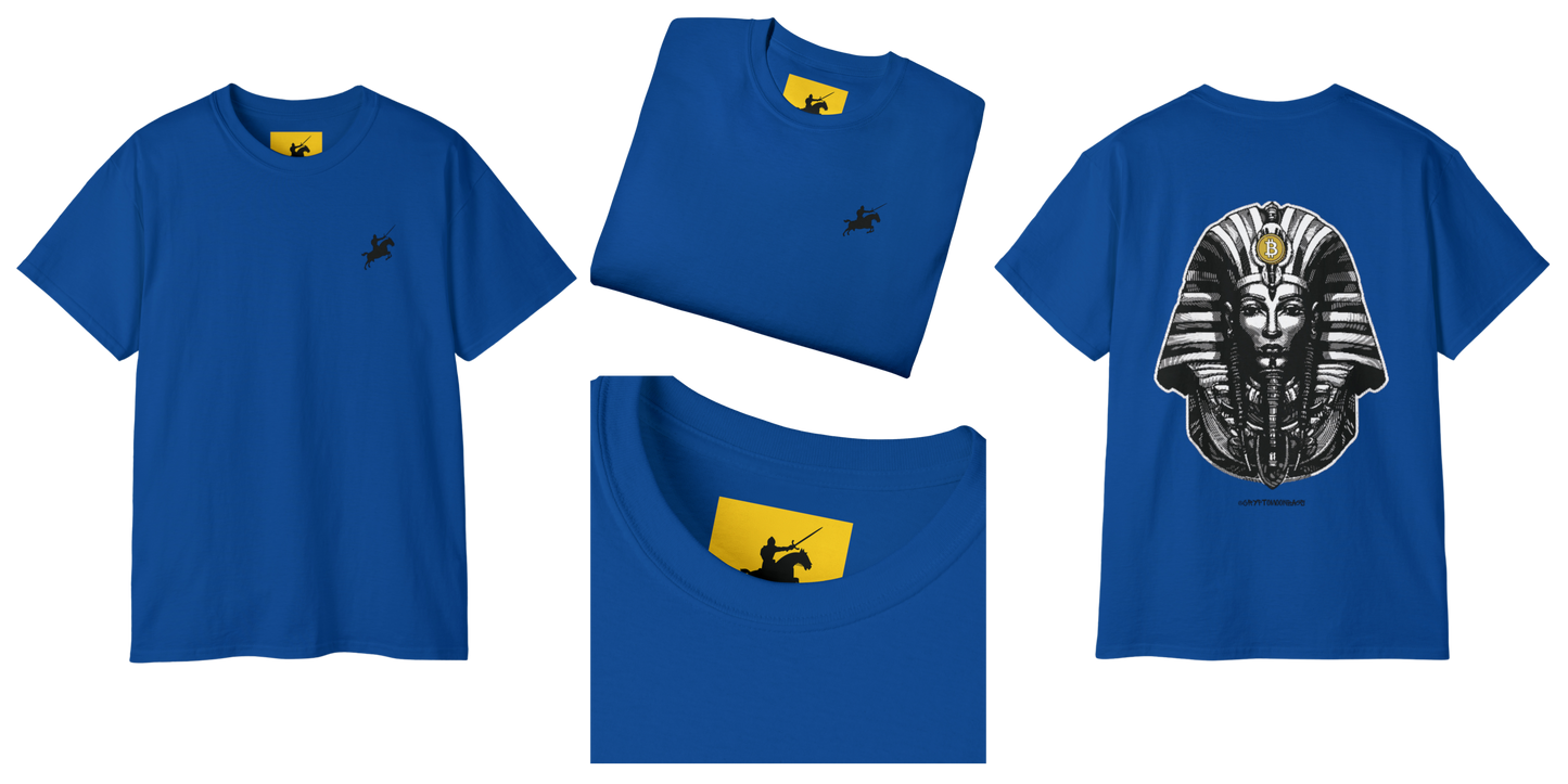CRYPTO PHARAOH 015 - UNISEX COTTON T-SHIRT