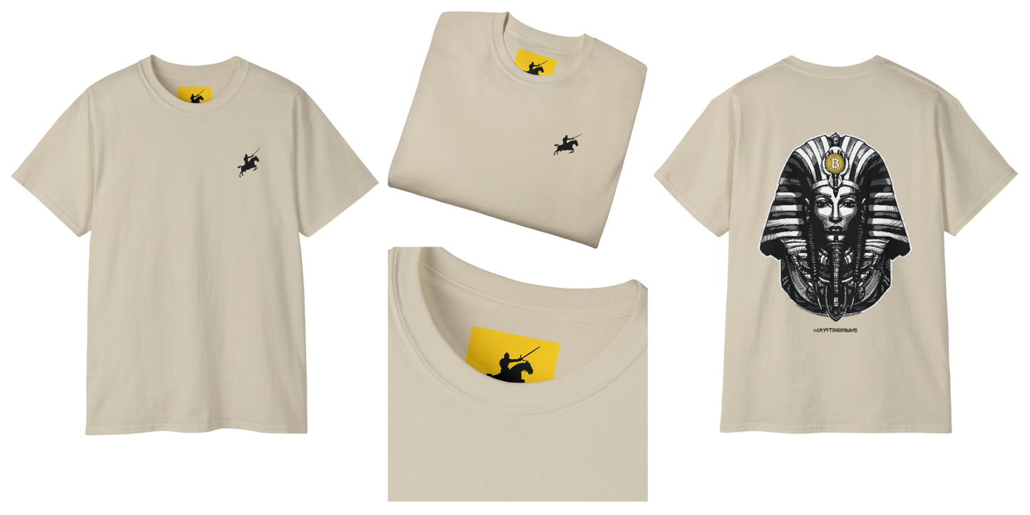 CRYPTO PHARAOH 015 - UNISEX COTTON T-SHIRT
