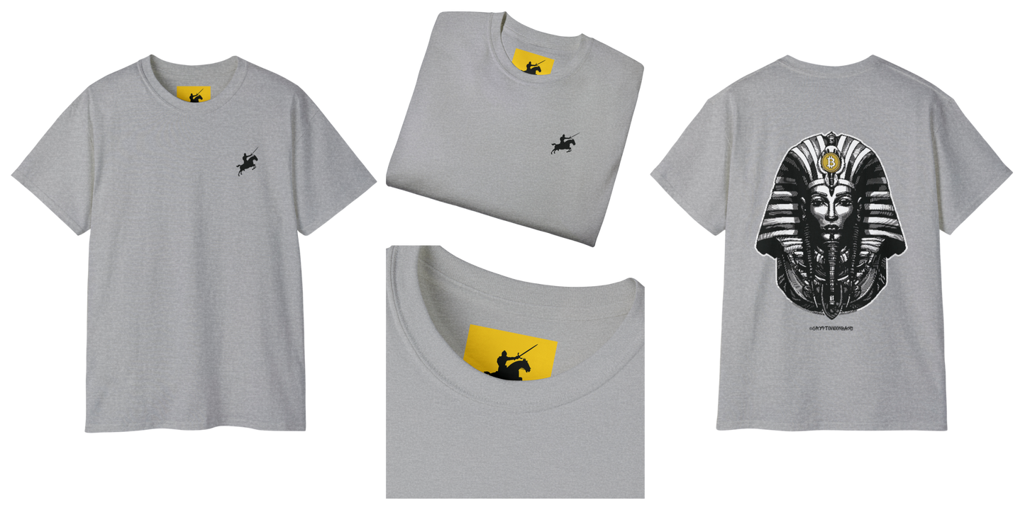 CRYPTO PHARAOH 015 - UNISEX COTTON T-SHIRT