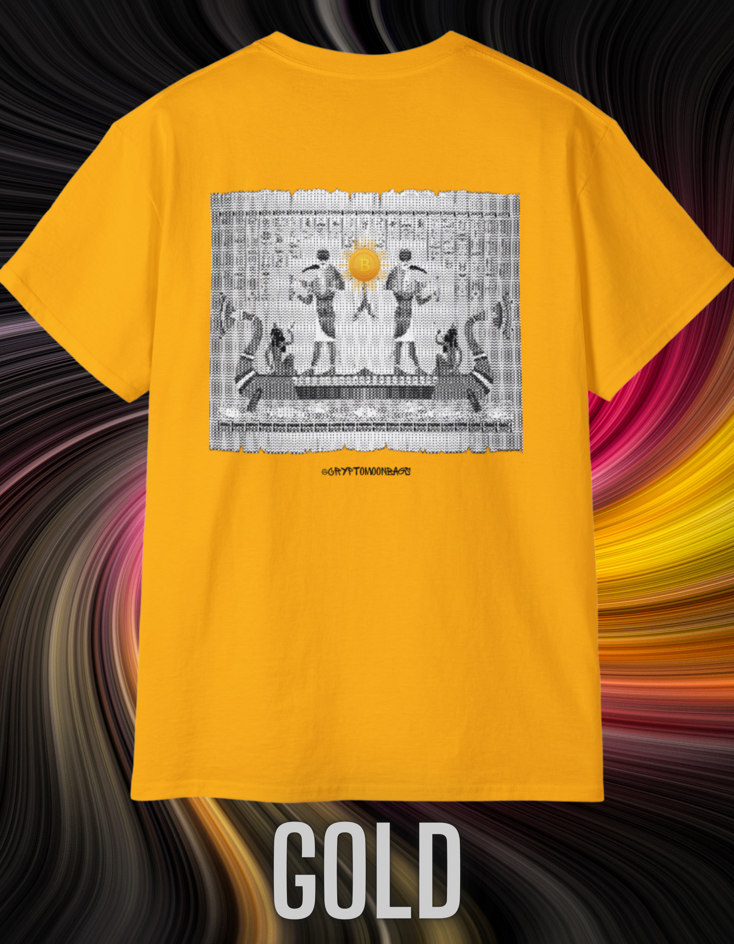 CRYPTO PHARAOH 016 - UNISEX COTTON T-SHIRT