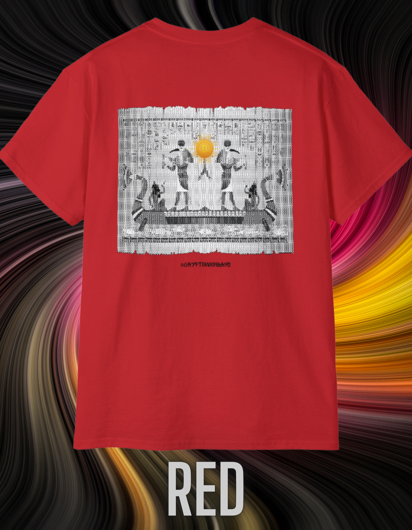 CRYPTO PHARAOH 016 - UNISEX COTTON T-SHIRT