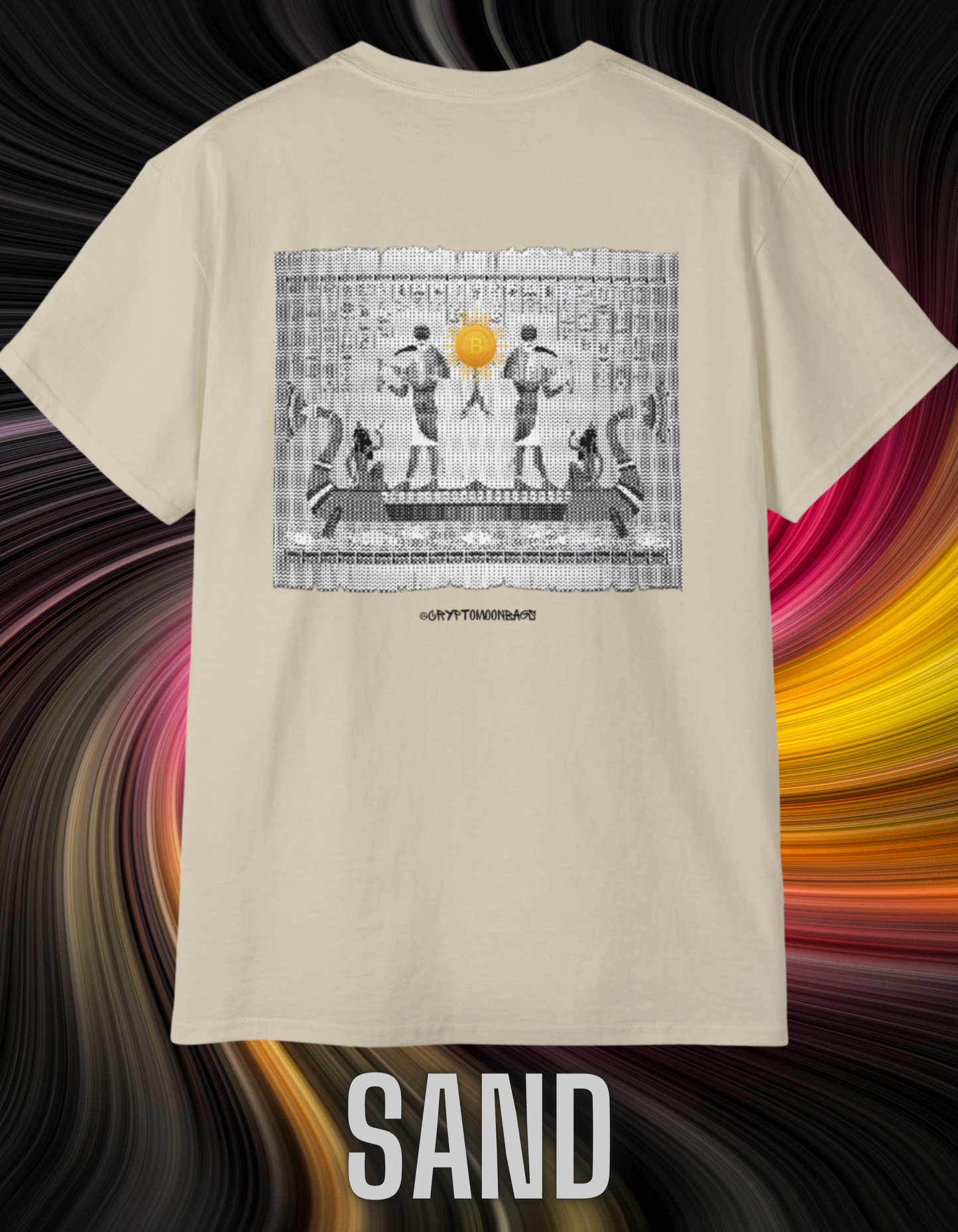 CRYPTO PHARAOH 016 - UNISEX COTTON T-SHIRT