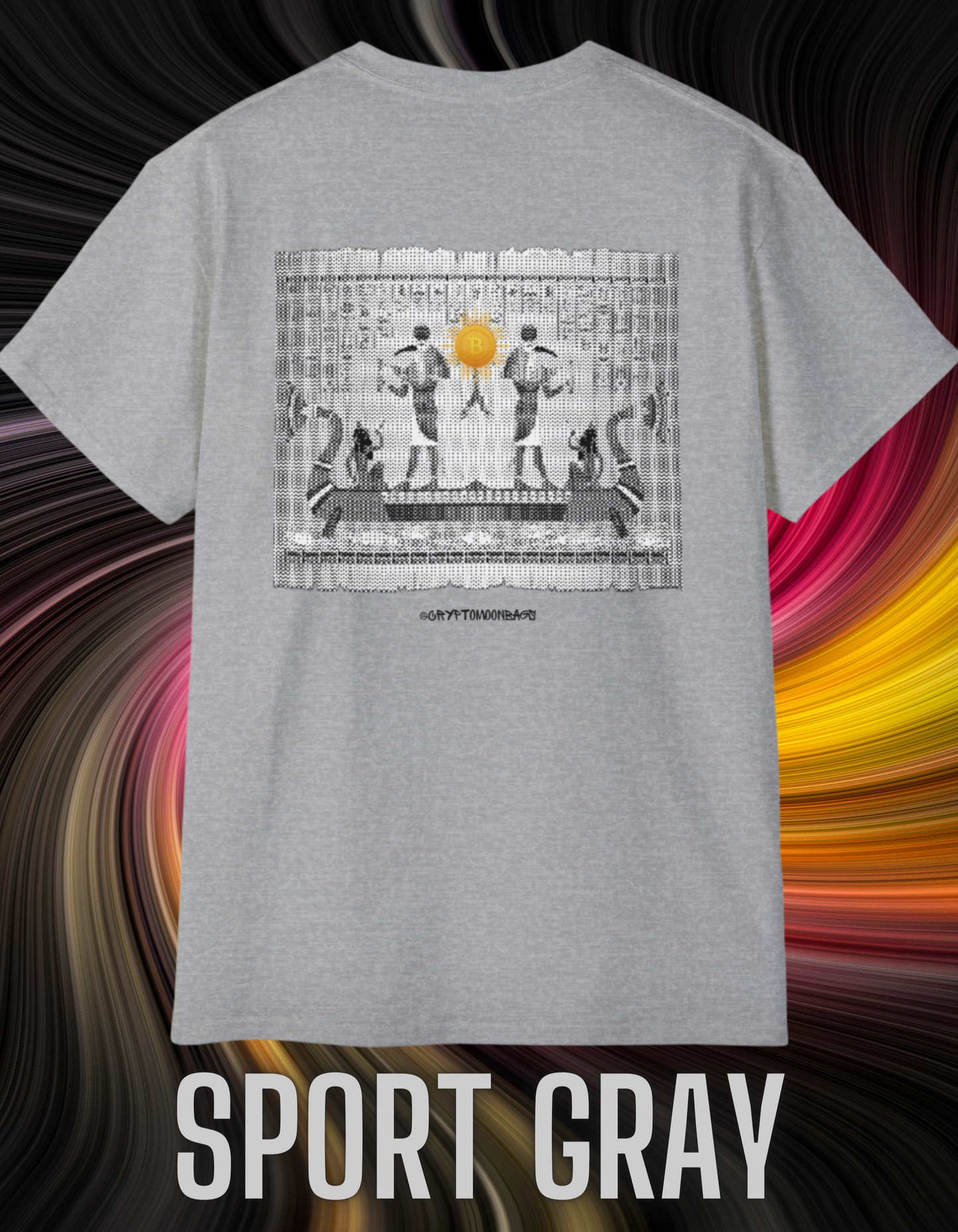 CRYPTO PHARAOH 016 - UNISEX COTTON T-SHIRT
