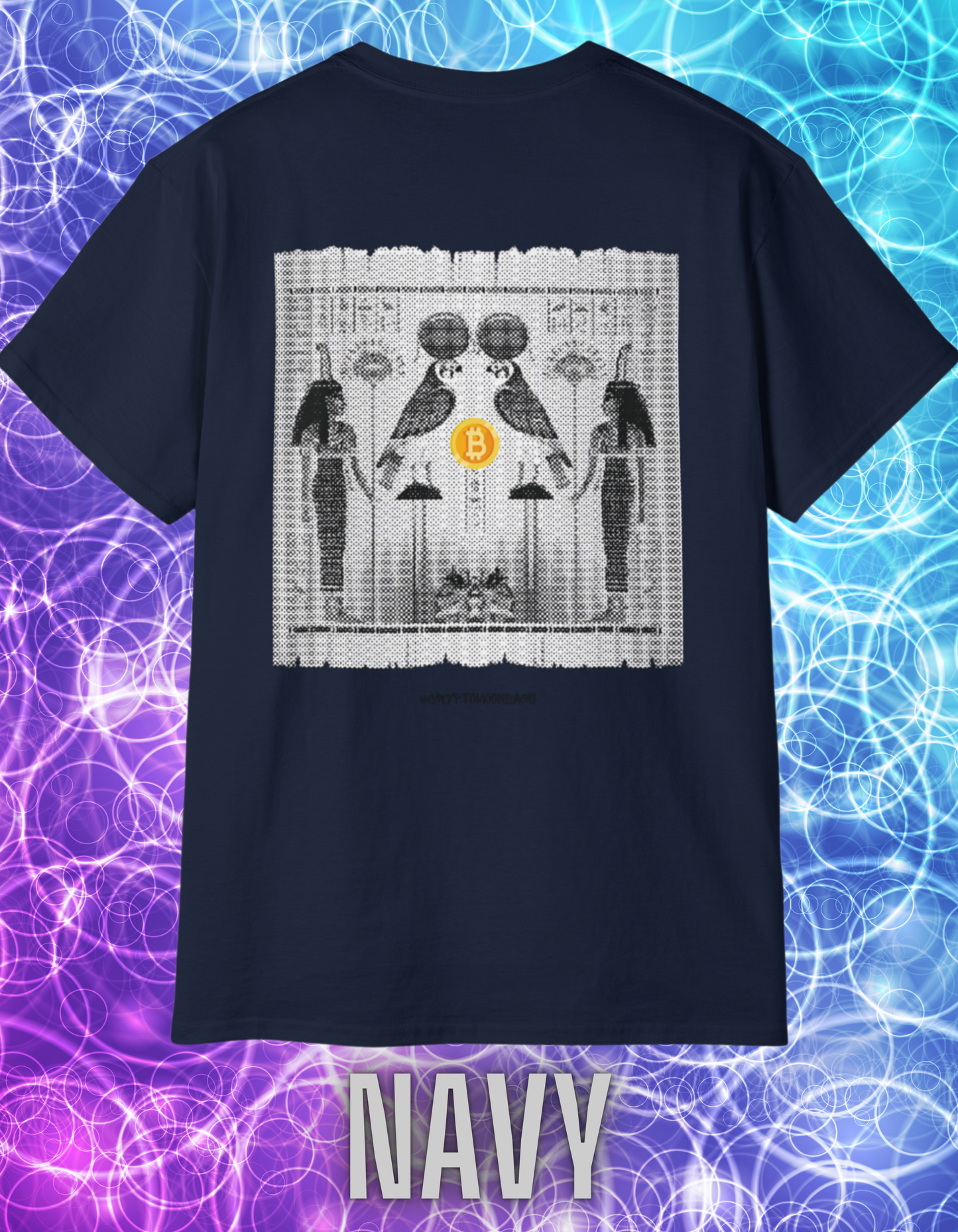 CRYPTO PHARAOH 017 - UNISEX COTTON T-SHIRT