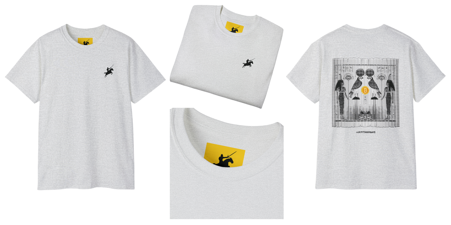 CRYPTO PHARAOH 017 - UNISEX COTTON T-SHIRT