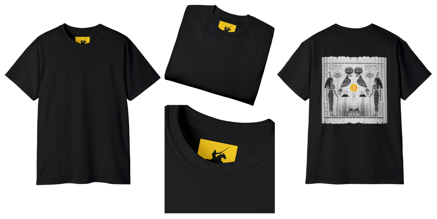 CRYPTO PHARAOH 017 - UNISEX COTTON T-SHIRT