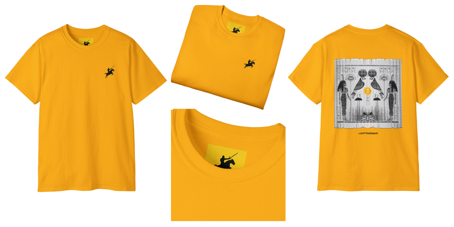 CRYPTO PHARAOH 017 - UNISEX COTTON T-SHIRT