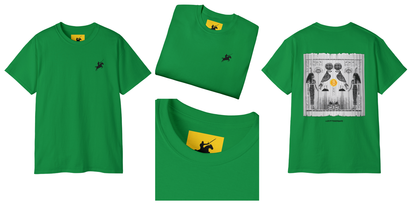 CRYPTO PHARAOH 017 - UNISEX COTTON T-SHIRT