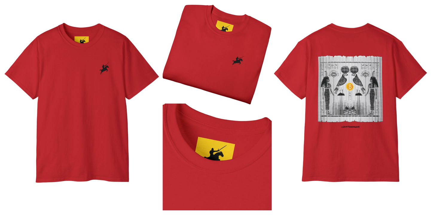 CRYPTO PHARAOH 017 - UNISEX COTTON T-SHIRT
