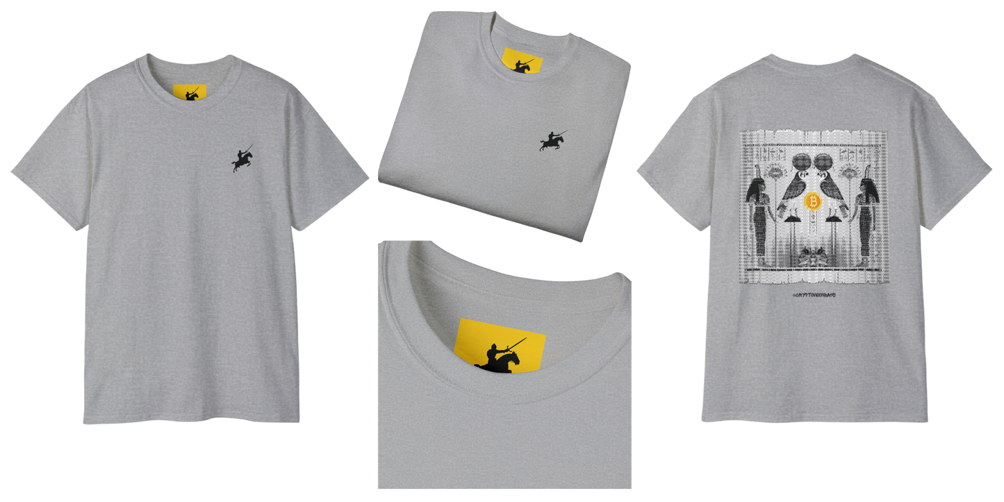 CRYPTO PHARAOH 017 - UNISEX COTTON T-SHIRT