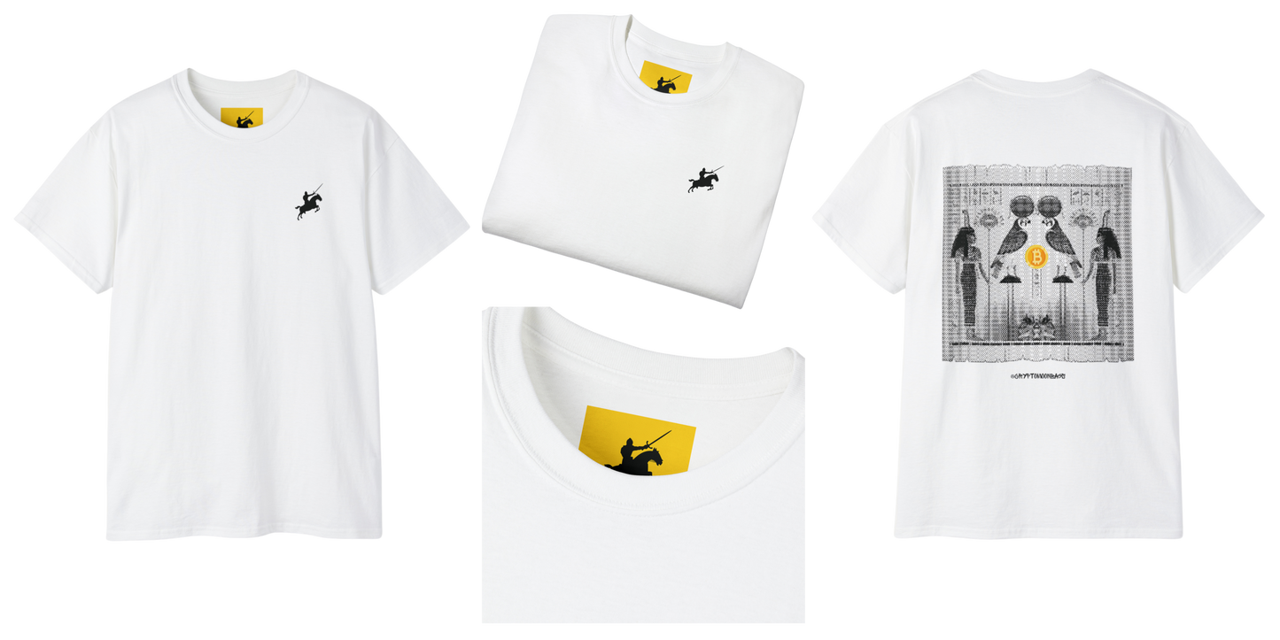 CRYPTO PHARAOH 017 - UNISEX COTTON T-SHIRT