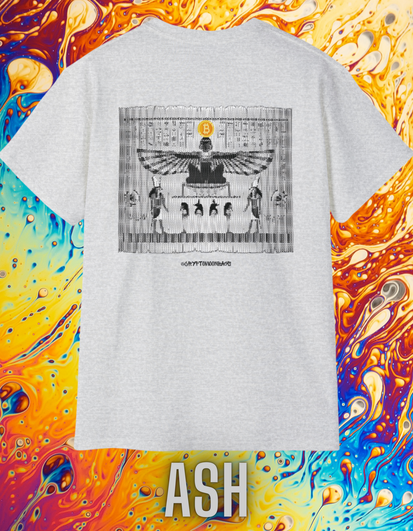 CRYPTO PHARAOH 018 - UNISEX COTTON T-SHIRT