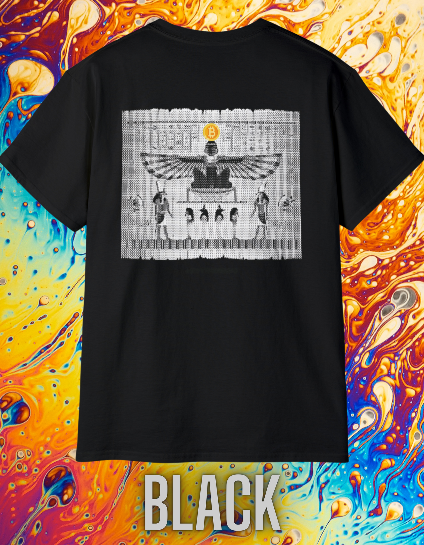 CRYPTO PHARAOH 018 - UNISEX COTTON T-SHIRT