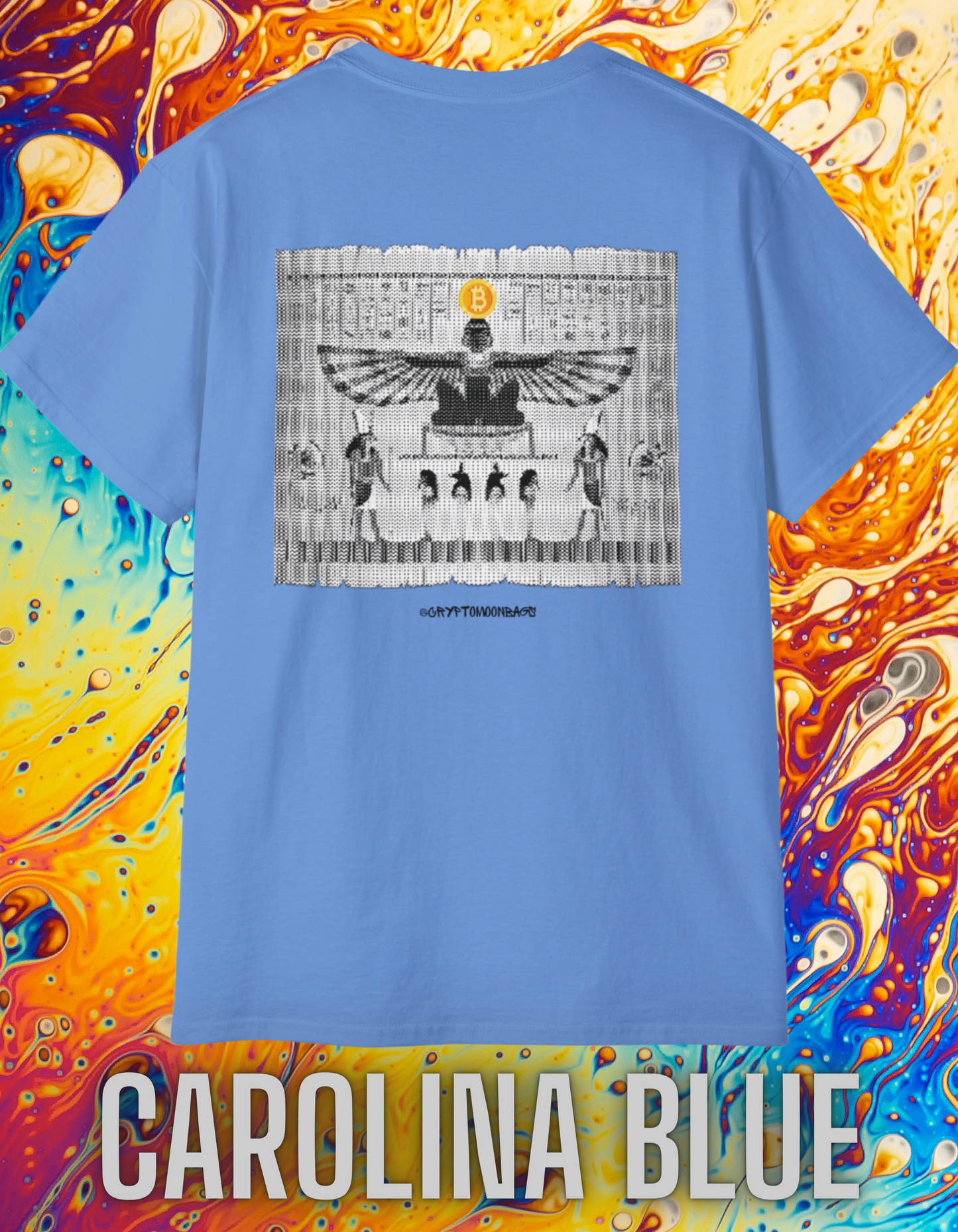 CRYPTO PHARAOH 018 - UNISEX COTTON T-SHIRT