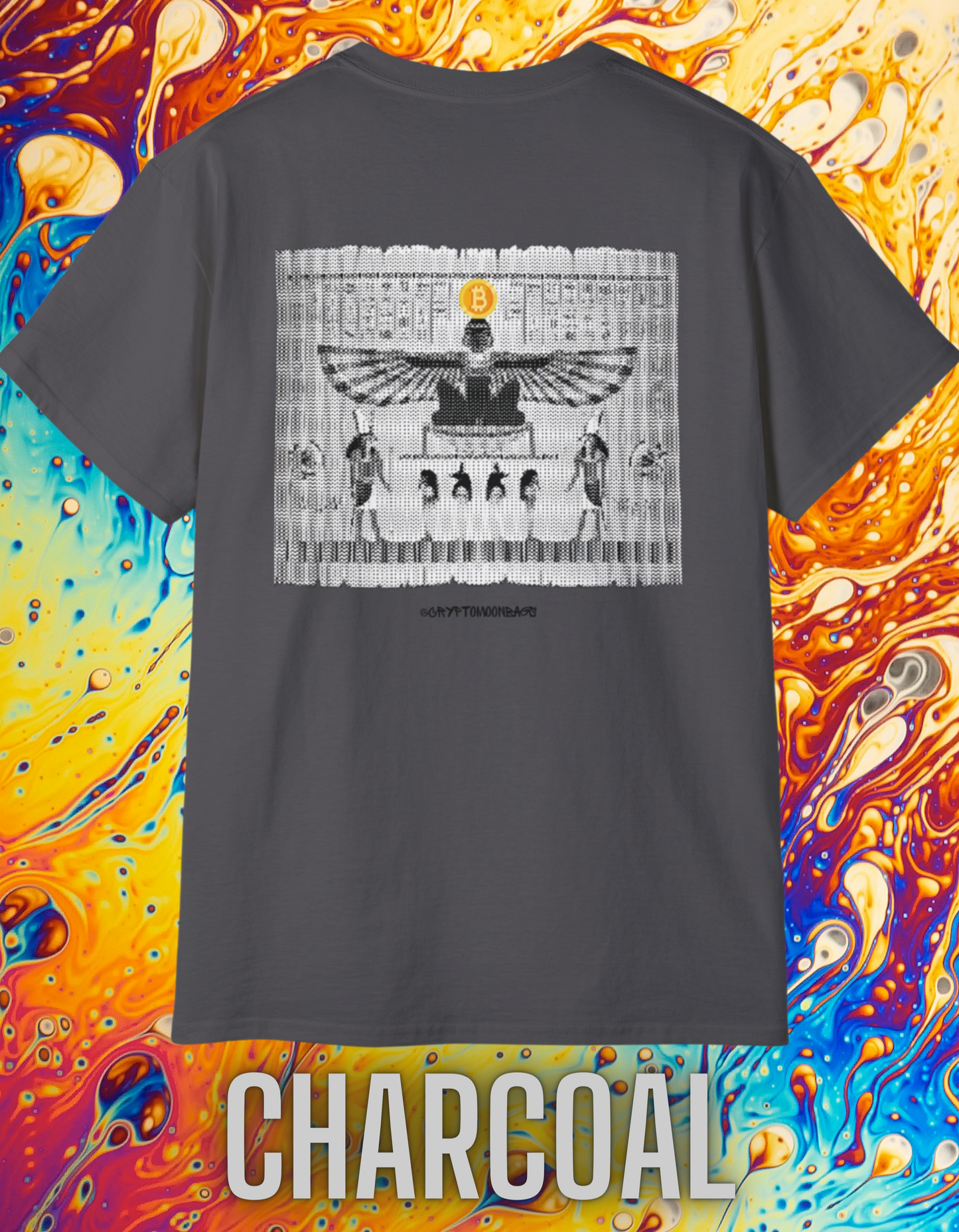 CRYPTO PHARAOH 018 - UNISEX COTTON T-SHIRT