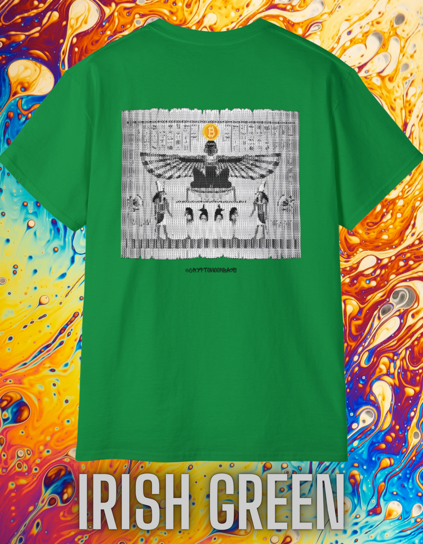 CRYPTO PHARAOH 018 - UNISEX COTTON T-SHIRT