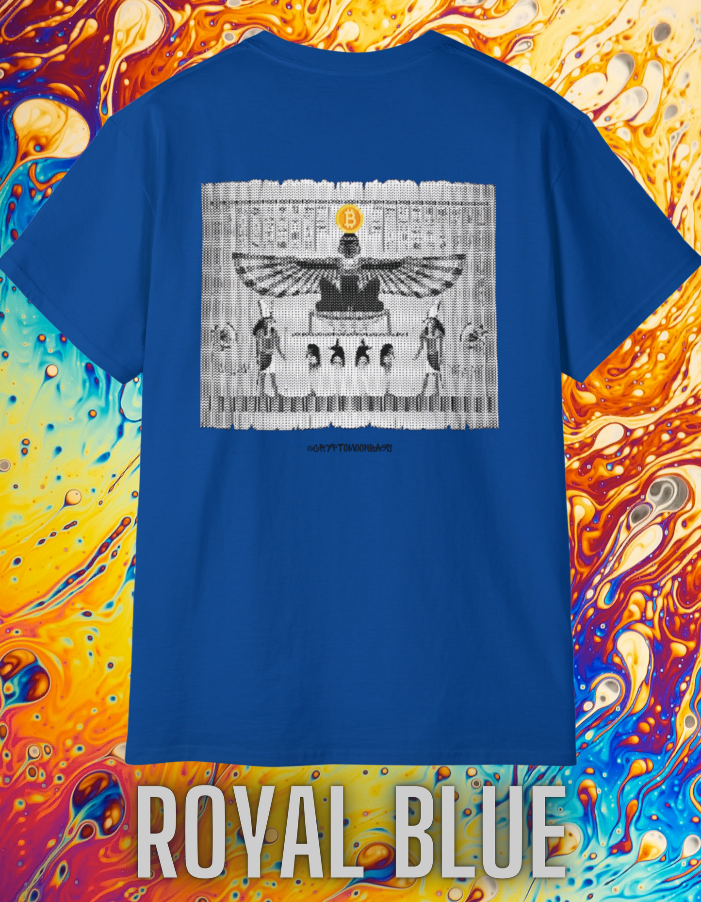 CRYPTO PHARAOH 018 - UNISEX COTTON T-SHIRT