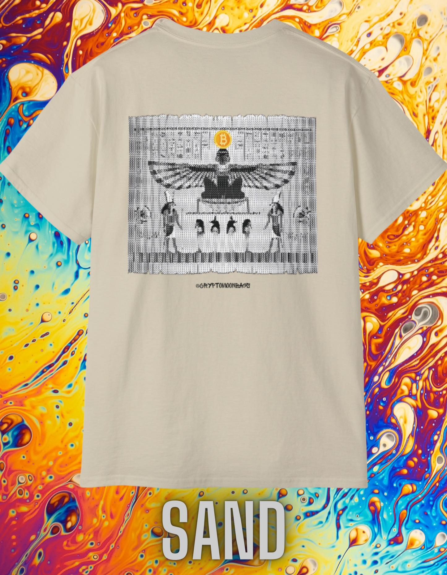 CRYPTO PHARAOH 018 - UNISEX COTTON T-SHIRT