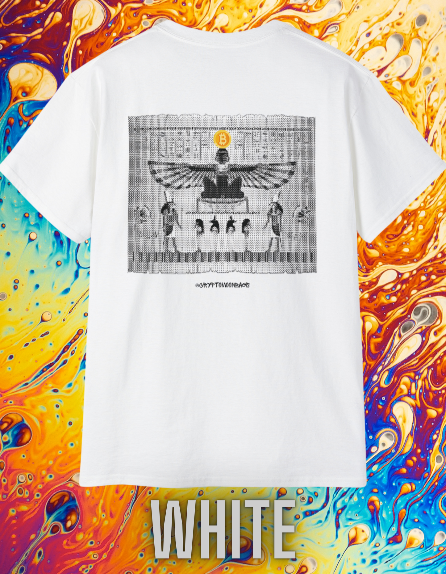 CRYPTO PHARAOH 018 - UNISEX COTTON T-SHIRT