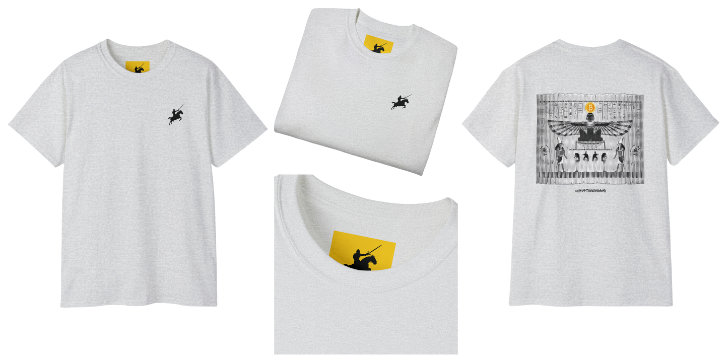 CRYPTO PHARAOH 018 - UNISEX COTTON T-SHIRT