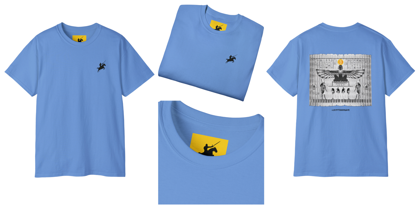 CRYPTO PHARAOH 018 - UNISEX COTTON T-SHIRT
