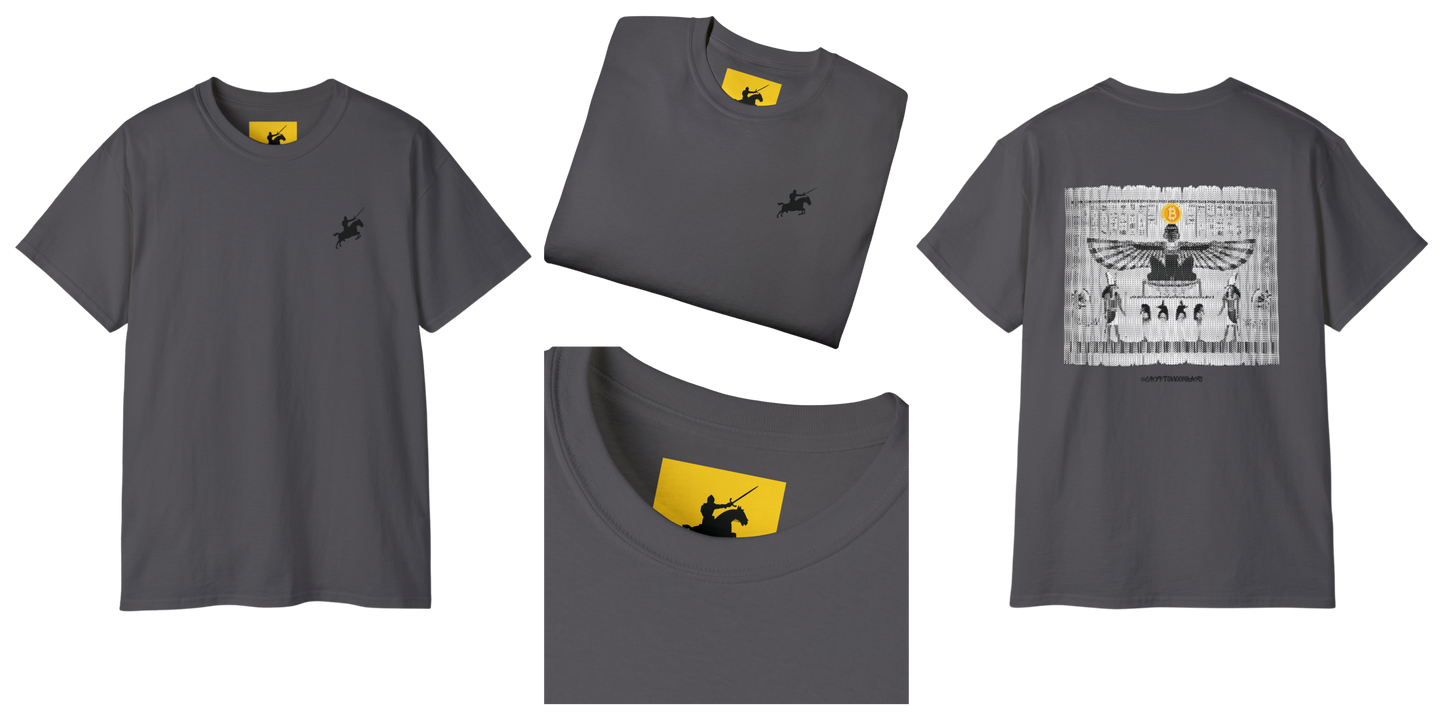 CRYPTO PHARAOH 018 - UNISEX COTTON T-SHIRT